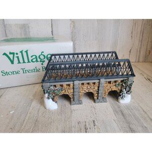 Dept 56 52647 Stone Trestle Bridge Village accessory Xmas
